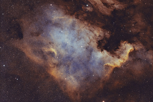 North America Nebula Hubble-Palette Museum-Quality Matte Paper Poster